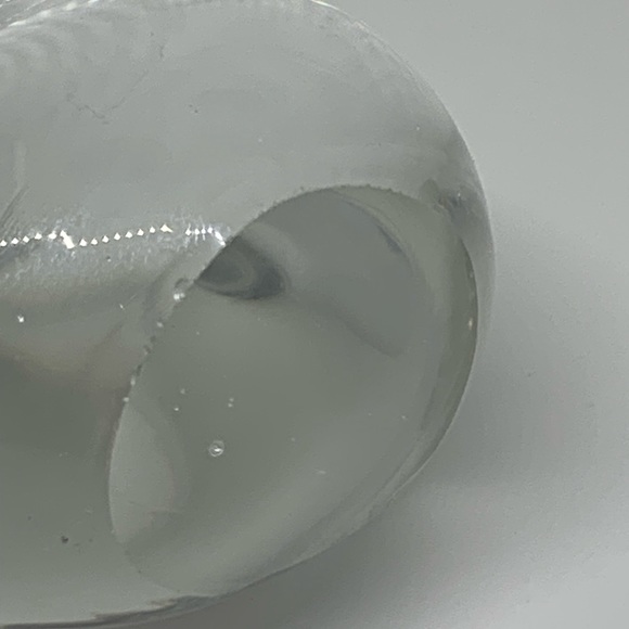 Vintage Hand Blown Clear Art Glass Swan or Goose Figurine - Picture 5 of 9